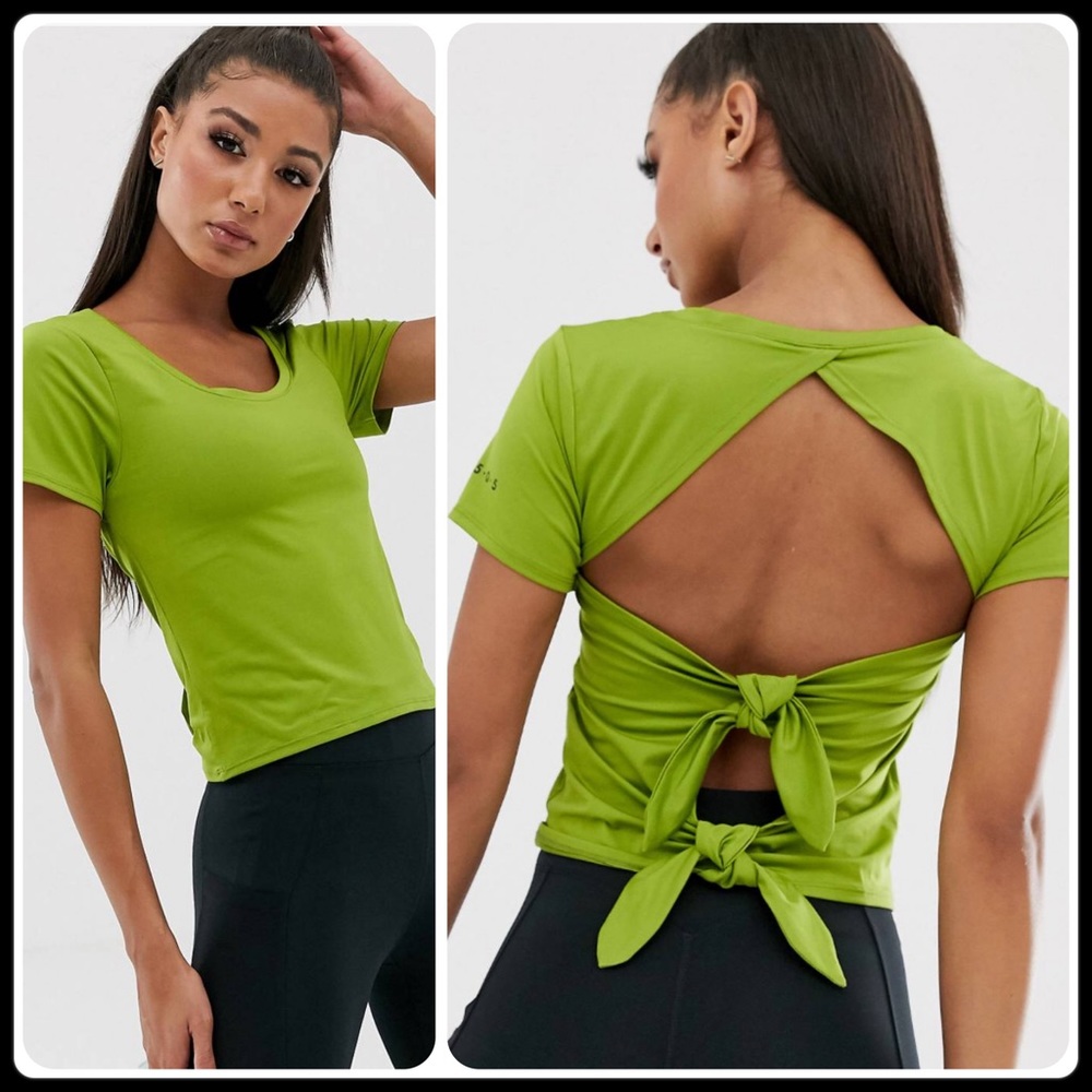 ASOS green top + bodysuit